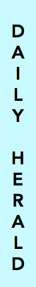 &nbsp;D A I L Y H E R A L D